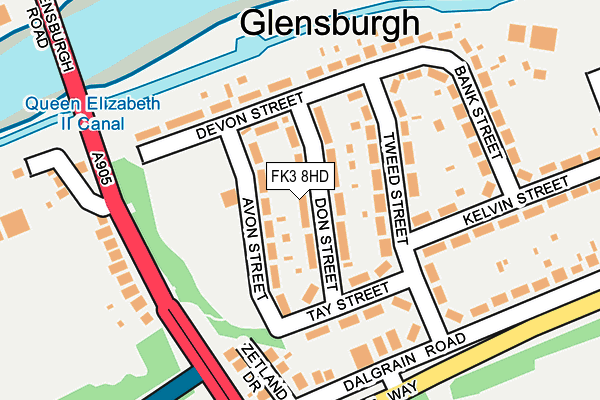 FK3 8HD map - OS OpenMap – Local (Ordnance Survey) FK3 8HD map - OS OpenMap – Local (Ordnance Survey)