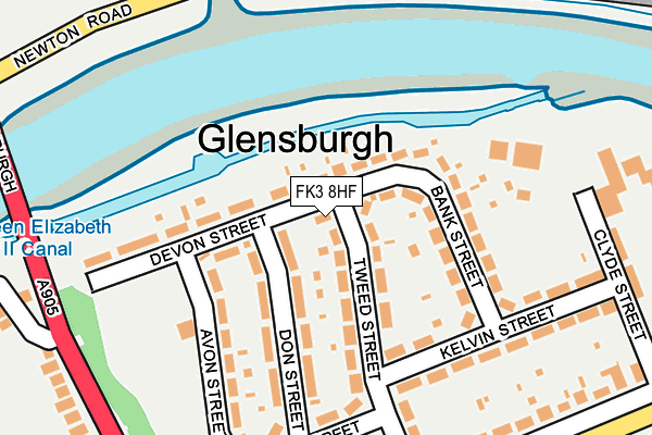 FK3 8HF map - OS OpenMap – Local (Ordnance Survey) FK3 8HF map - OS OpenMap – Local (Ordnance Survey)