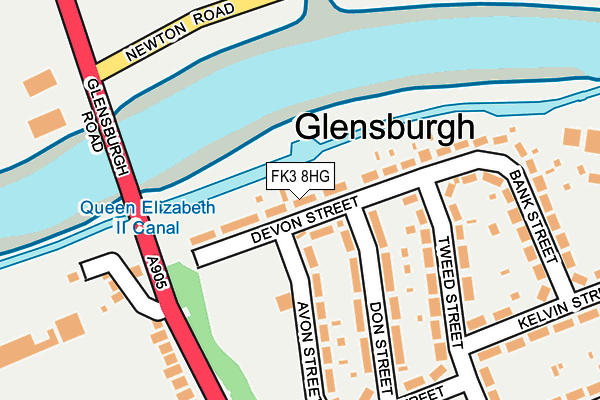 FK3 8HG map - OS OpenMap – Local (Ordnance Survey) FK3 8HG map - OS OpenMap – Local (Ordnance Survey)