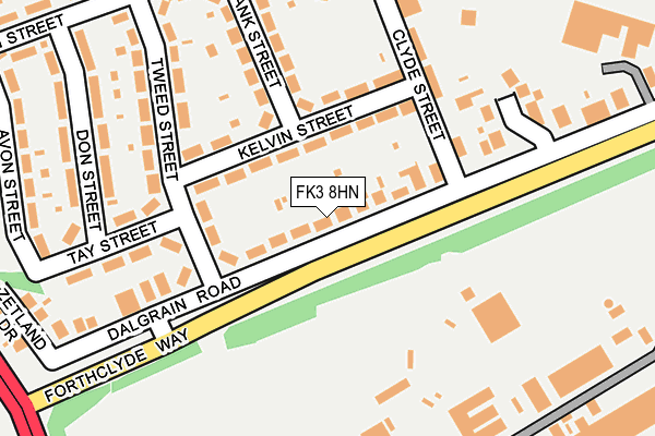 FK3 8HN map - OS OpenMap – Local (Ordnance Survey) FK3 8HN map - OS OpenMap – Local (Ordnance Survey)