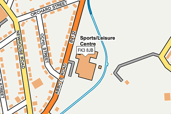 FK3 8JB map - OS OpenMap – Local (Ordnance Survey) FK3 8JB map - OS OpenMap – Local (Ordnance Survey)