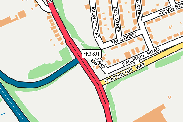 FK3 8JT map - OS OpenMap – Local (Ordnance Survey) FK3 8JT map - OS OpenMap – Local (Ordnance Survey)