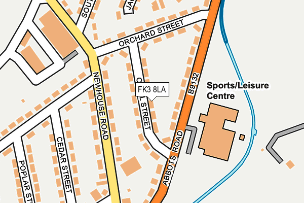 FK3 8LA map - OS OpenMap – Local (Ordnance Survey) FK3 8LA map - OS OpenMap – Local (Ordnance Survey)