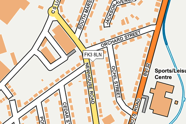 FK3 8LN map - OS OpenMap – Local (Ordnance Survey) FK3 8LN map - OS OpenMap – Local (Ordnance Survey)