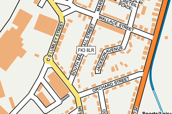 FK3 8LR map - OS OpenMap – Local (Ordnance Survey) FK3 8LR map - OS OpenMap – Local (Ordnance Survey)