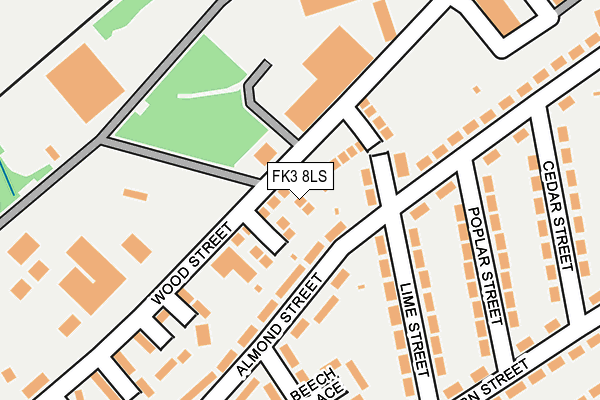 FK3 8LS map - OS OpenMap – Local (Ordnance Survey) FK3 8LS map - OS OpenMap – Local (Ordnance Survey)