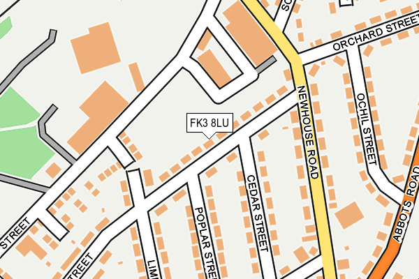 FK3 8LU map - OS OpenMap – Local (Ordnance Survey) FK3 8LU map - OS OpenMap – Local (Ordnance Survey)