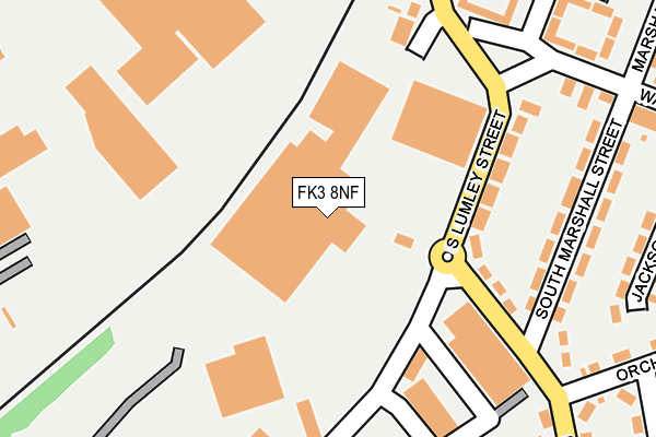 FK3 8NF map - OS OpenMap – Local (Ordnance Survey)