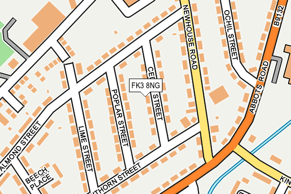 FK3 8NG map - OS OpenMap – Local (Ordnance Survey) FK3 8NG map - OS OpenMap – Local (Ordnance Survey)