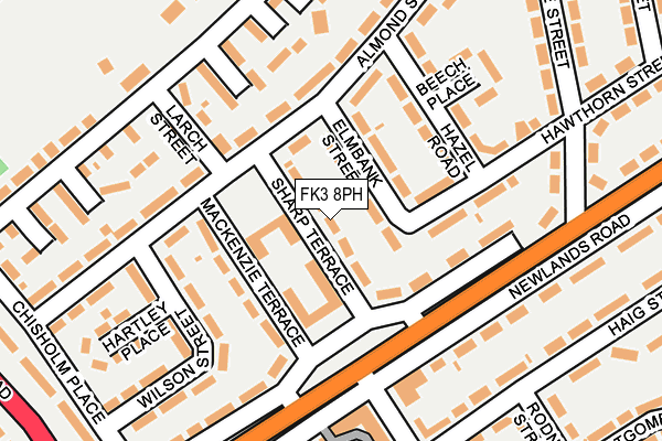 FK3 8PH map - OS OpenMap – Local (Ordnance Survey) FK3 8PH map - OS OpenMap – Local (Ordnance Survey)