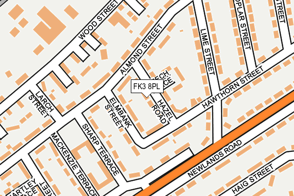 FK3 8PL map - OS OpenMap – Local (Ordnance Survey) FK3 8PL map - OS OpenMap – Local (Ordnance Survey)