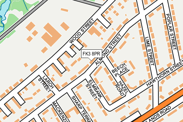 FK3 8PR map - OS OpenMap – Local (Ordnance Survey) FK3 8PR map - OS OpenMap – Local (Ordnance Survey)