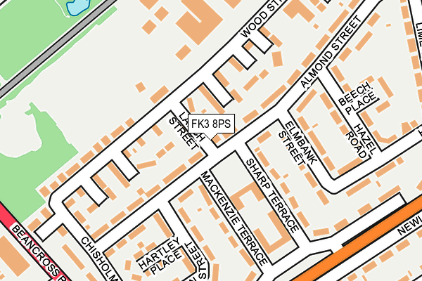 FK3 8PS map - OS OpenMap – Local (Ordnance Survey) FK3 8PS map - OS OpenMap – Local (Ordnance Survey)