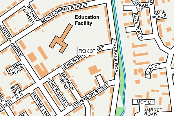 FK3 8QT map - OS OpenMap – Local (Ordnance Survey) FK3 8QT map - OS OpenMap – Local (Ordnance Survey)