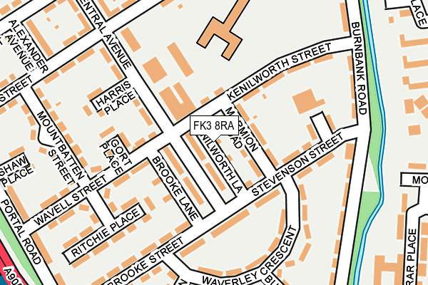 FK3 8RA map - OS OpenMap – Local (Ordnance Survey) FK3 8RA map - OS OpenMap – Local (Ordnance Survey)