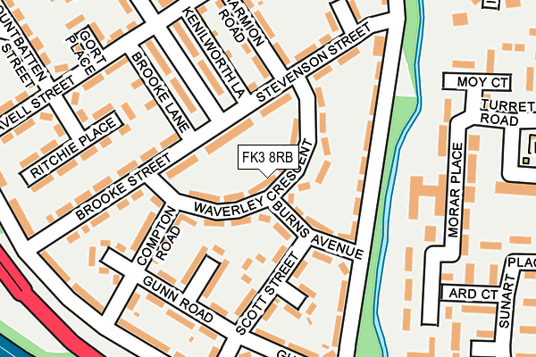 FK3 8RB map - OS OpenMap – Local (Ordnance Survey) FK3 8RB map - OS OpenMap – Local (Ordnance Survey)