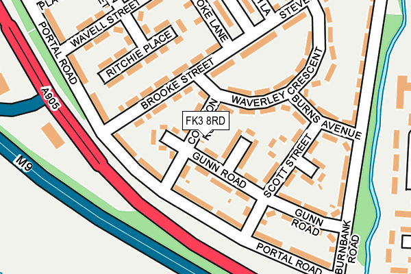 FK3 8RD map - OS OpenMap – Local (Ordnance Survey) FK3 8RD map - OS OpenMap – Local (Ordnance Survey)