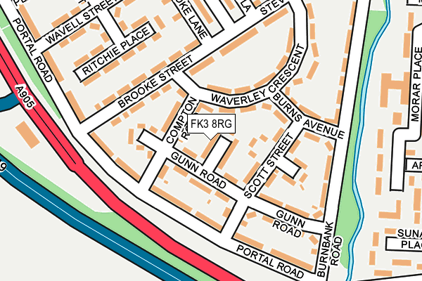 FK3 8RG map - OS OpenMap – Local (Ordnance Survey) FK3 8RG map - OS OpenMap – Local (Ordnance Survey)