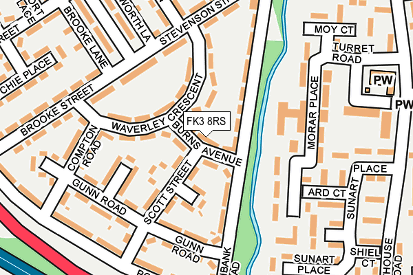 FK3 8RS map - OS OpenMap – Local (Ordnance Survey) FK3 8RS map - OS OpenMap – Local (Ordnance Survey)