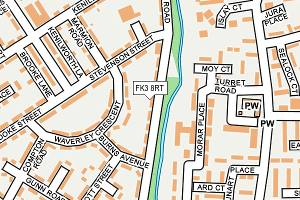 FK3 8RT map - OS OpenMap – Local (Ordnance Survey) FK3 8RT map - OS OpenMap – Local (Ordnance Survey)