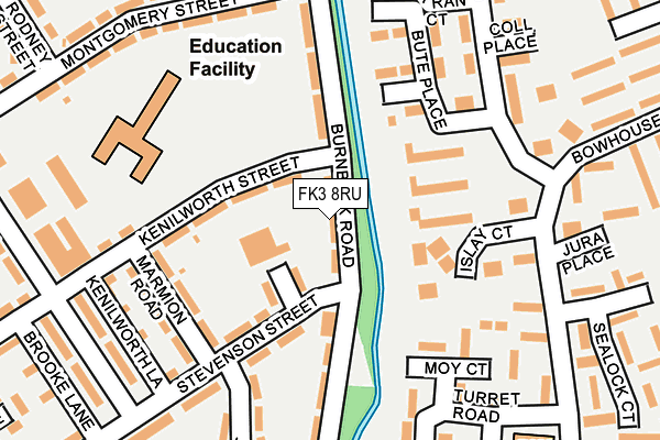 FK3 8RU map - OS OpenMap – Local (Ordnance Survey) FK3 8RU map - OS OpenMap – Local (Ordnance Survey)