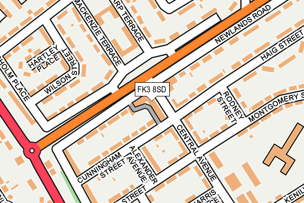 FK3 8SD map - OS OpenMap – Local (Ordnance Survey) FK3 8SD map - OS OpenMap – Local (Ordnance Survey)