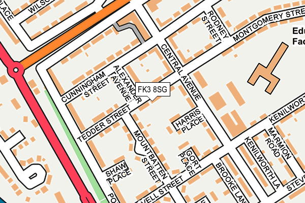 FK3 8SG map - OS OpenMap – Local (Ordnance Survey) FK3 8SG map - OS OpenMap – Local (Ordnance Survey)