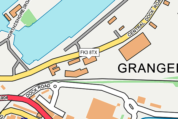FK3 8TX map - OS OpenMap – Local (Ordnance Survey) FK3 8TX map - OS OpenMap – Local (Ordnance Survey)
