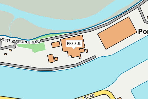 FK3 8UL map - OS OpenMap – Local (Ordnance Survey) FK3 8UL map - OS OpenMap – Local (Ordnance Survey)