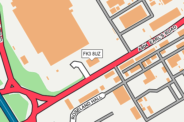 FK3 8UZ map - OS OpenMap – Local (Ordnance Survey) FK3 8UZ map - OS OpenMap – Local (Ordnance Survey)