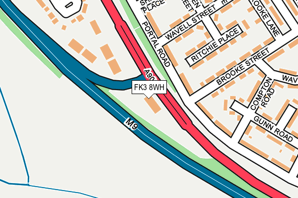 FK3 8WH map - OS OpenMap – Local (Ordnance Survey) FK3 8WH map - OS OpenMap – Local (Ordnance Survey)