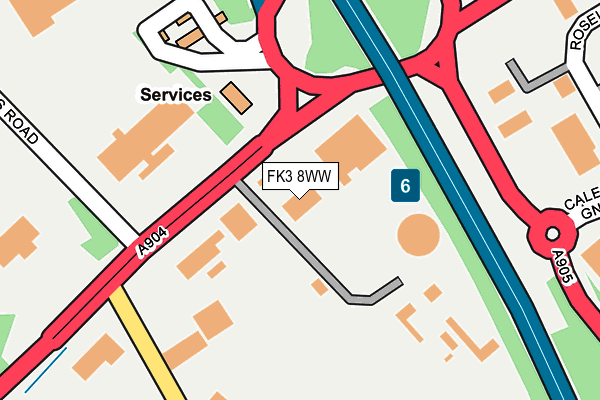 FK3 8WW map - OS OpenMap – Local (Ordnance Survey) FK3 8WW map - OS OpenMap – Local (Ordnance Survey)