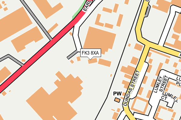 FK3 8XA map - OS OpenMap – Local (Ordnance Survey) FK3 8XA map - OS OpenMap – Local (Ordnance Survey)