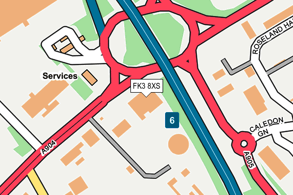 FK3 8XS map - OS OpenMap – Local (Ordnance Survey) FK3 8XS map - OS OpenMap – Local (Ordnance Survey)