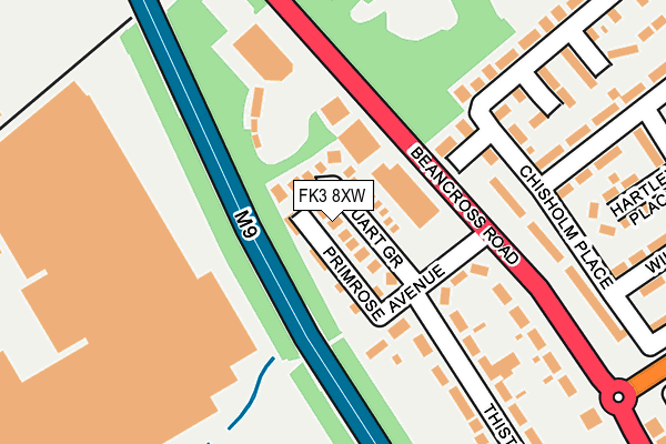 FK3 8XW map - OS OpenMap – Local (Ordnance Survey) FK3 8XW map - OS OpenMap – Local (Ordnance Survey)