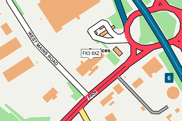 FK3 8XZ map - OS OpenMap – Local (Ordnance Survey) FK3 8XZ map - OS OpenMap – Local (Ordnance Survey)