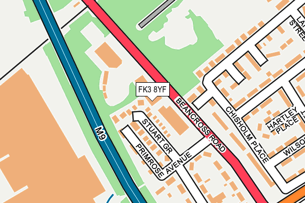 FK3 8YF map - OS OpenMap – Local (Ordnance Survey) FK3 8YF map - OS OpenMap – Local (Ordnance Survey)