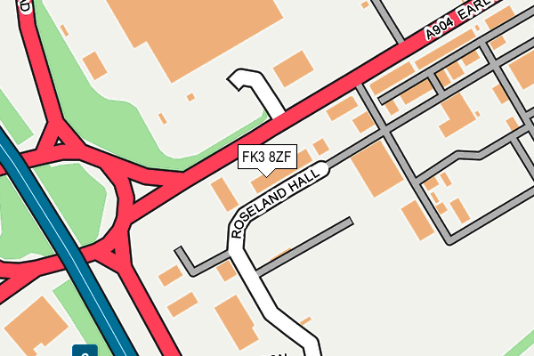 FK3 8ZF map - OS OpenMap – Local (Ordnance Survey) FK3 8ZF map - OS OpenMap – Local (Ordnance Survey)