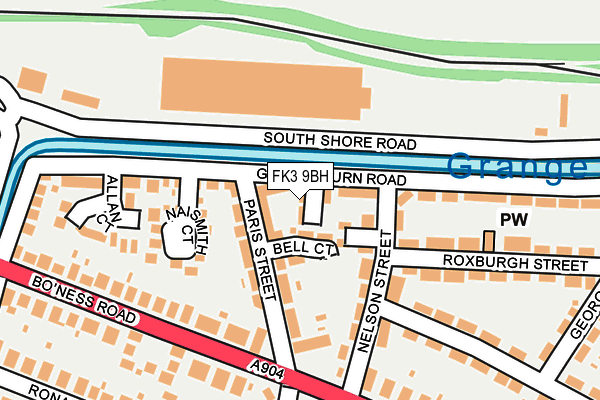 FK3 9BH map - OS OpenMap – Local (Ordnance Survey) FK3 9BH map - OS OpenMap – Local (Ordnance Survey)