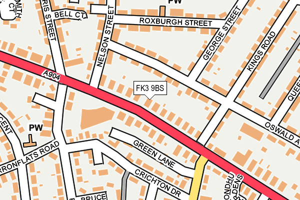 FK3 9BS map - OS OpenMap – Local (Ordnance Survey) FK3 9BS map - OS OpenMap – Local (Ordnance Survey)