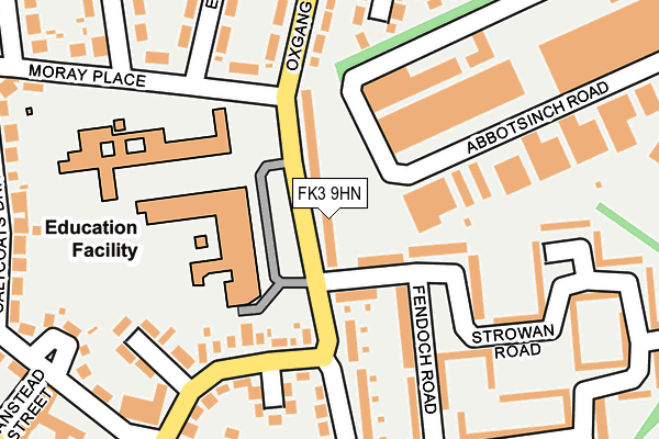 FK3 9HN map - OS OpenMap – Local (Ordnance Survey) FK3 9HN map - OS OpenMap – Local (Ordnance Survey)