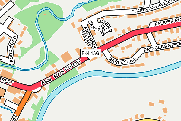 FK4 1AG map - OS OpenMap – Local (Ordnance Survey) FK4 1AG map - OS OpenMap – Local (Ordnance Survey)