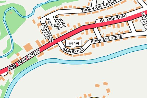 FK4 1AH map - OS OpenMap – Local (Ordnance Survey) FK4 1AH map - OS OpenMap – Local (Ordnance Survey)