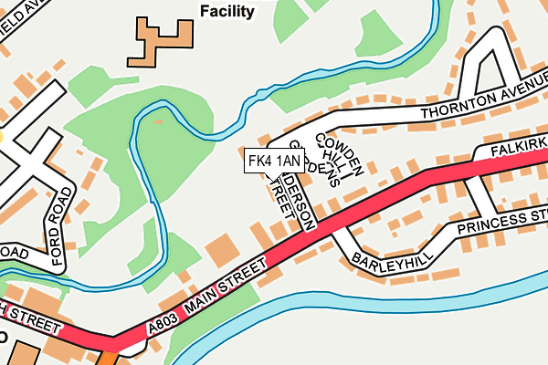 FK4 1AN map - OS OpenMap – Local (Ordnance Survey) FK4 1AN map - OS OpenMap – Local (Ordnance Survey)