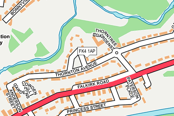 FK4 1AP map - OS OpenMap – Local (Ordnance Survey) FK4 1AP map - OS OpenMap – Local (Ordnance Survey)