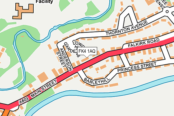 FK4 1AQ map - OS OpenMap – Local (Ordnance Survey) FK4 1AQ map - OS OpenMap – Local (Ordnance Survey)