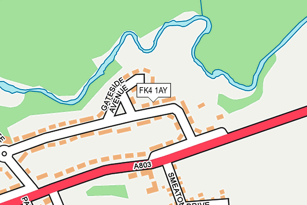 FK4 1AY map - OS OpenMap – Local (Ordnance Survey) FK4 1AY map - OS OpenMap – Local (Ordnance Survey)