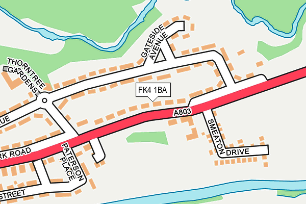 FK4 1BA map - OS OpenMap – Local (Ordnance Survey) FK4 1BA map - OS OpenMap – Local (Ordnance Survey)