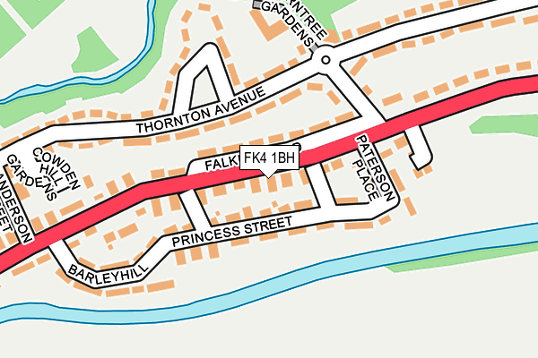 FK4 1BH map - OS OpenMap – Local (Ordnance Survey) FK4 1BH map - OS OpenMap – Local (Ordnance Survey)