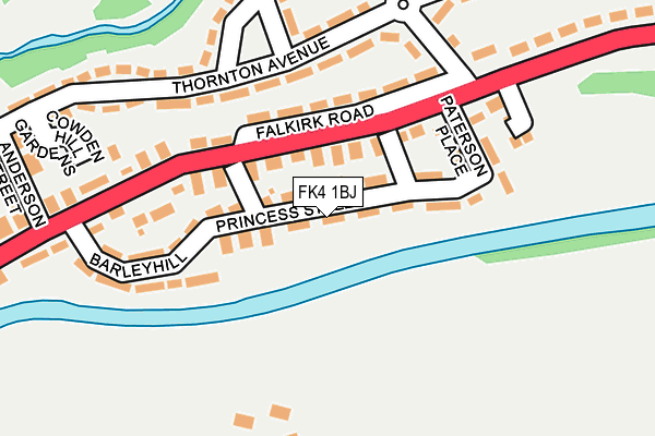 FK4 1BJ map - OS OpenMap – Local (Ordnance Survey) FK4 1BJ map - OS OpenMap – Local (Ordnance Survey)